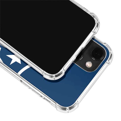 NFL New England Patriots Large Logo iPhone 13 Mini Clear Case