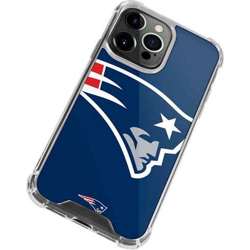 NFL New England Patriots Large Logo iPhone 13 Pro Clear Case