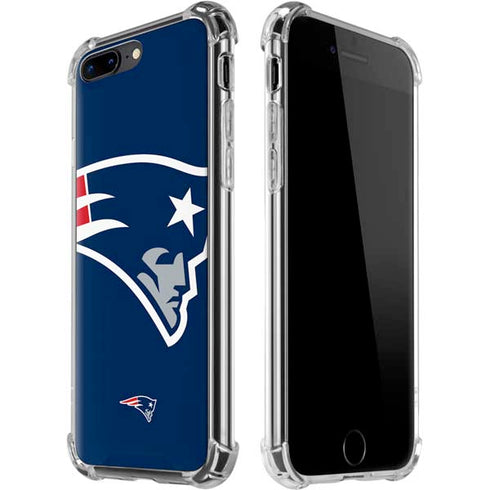 NFL New England Patriots Large Logo iPhone 7/8 Plus Clear Case