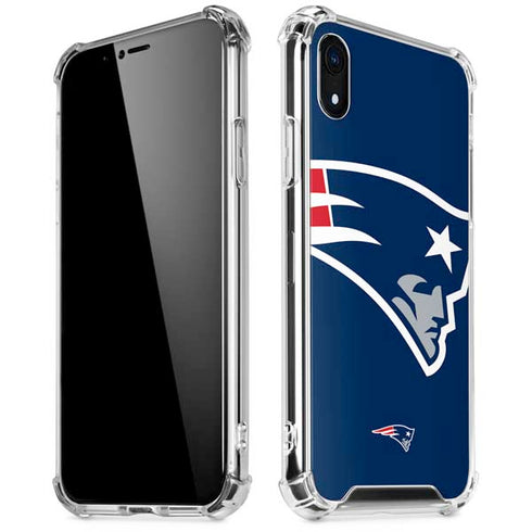 NFL New England Patriots Large Logo iPhone XR Clear Case