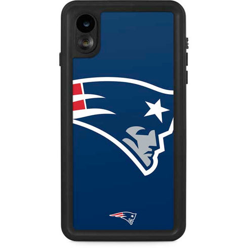 NFL New England Patriots Large Logo iPhone XR Waterproof Case