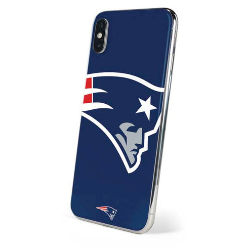NFL New England Patriots Large Logo iPhone XS Max Skin