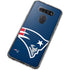 NFL New England Patriots Large Logo LG K51/Q51 Clear Case