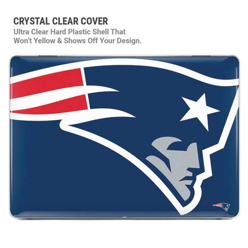 NFL New England Patriots Large Logo MacBook Pro 16in (2021-25) Case plus Skin