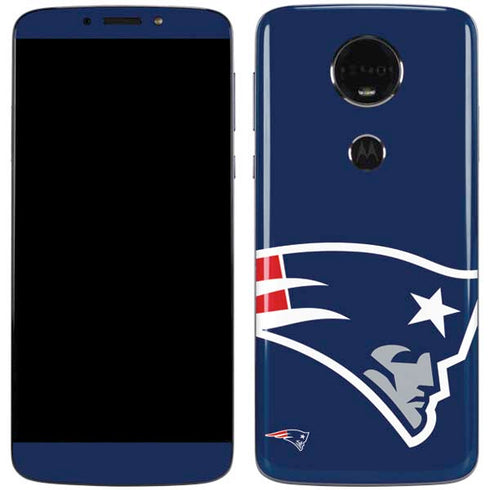 NFL New England Patriots Large Logo Moto E5 Plus Skin