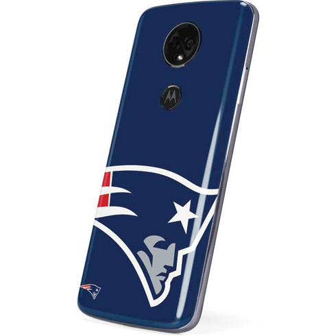 NFL New England Patriots Large Logo Moto E5 Plus Skin