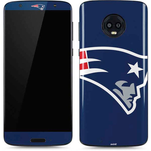 NFL New England Patriots Large Logo Moto G6 Skin