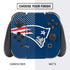 NFL New England Patriots Large Logo Nintendo Switch Bundle Skin