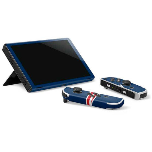 NFL New England Patriots Large Logo Nintendo Switch OLED (2021) Skin