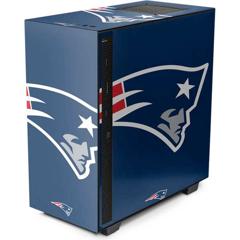NFL New England Patriots Large Logo NZXT H510 Compact ATX Mid-Tower Case Skin