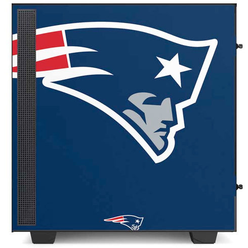 NFL New England Patriots Large Logo NZXT H510 Compact ATX Mid-Tower Case Skin
