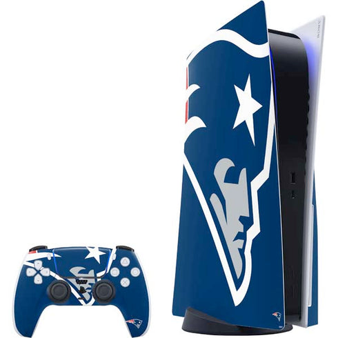 NFL New England Patriots Large Logo PS5 Bundle Skin