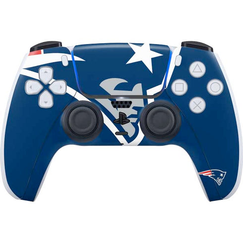 NFL New England Patriots Large Logo PS5 Controller Skin