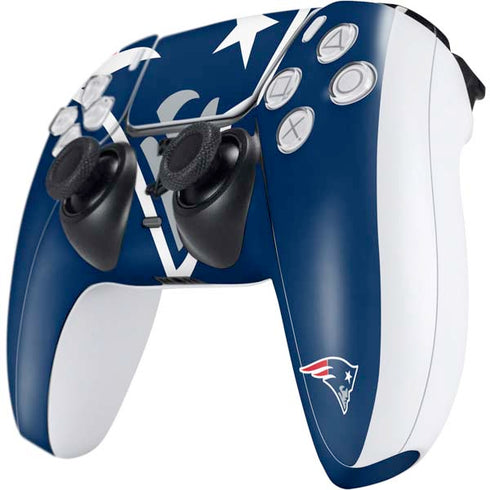 NFL New England Patriots Large Logo PS5 Controller Skin