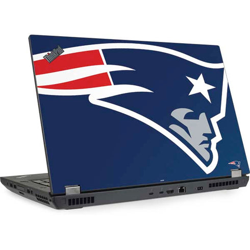 NFL New England Patriots Large Logo Lenovo ThinkPad Skin