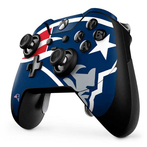NFL New England Patriots Large Logo Xbox One Elite Controller Skin