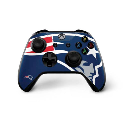 NFL New England Patriots Large Logo Xbox One X Bundle Skin