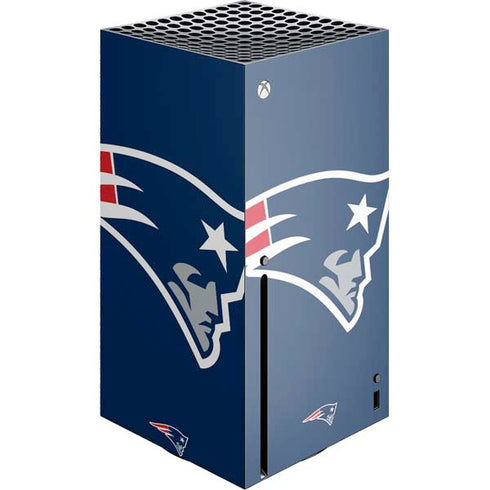 NFL New England Patriots Large Logo Xbox Series X Console Skin