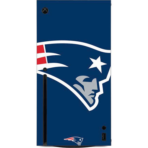NFL New England Patriots Large Logo Xbox Series X Console Skin