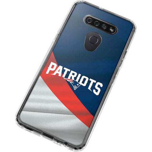 NFL New England Patriots LG K51/Q51 Clear Case