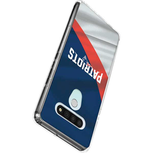 NFL New England Patriots LG Stylo 6 Clear Case