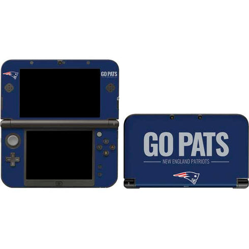 NFL New England Patriots Team Motto 3DS XL 2015 Skin
