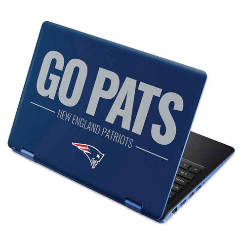 NFL New England Patriots Team Motto Aspire R11 11.6in Skin