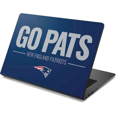 NFL New England Patriots Team Motto Dell Chromebook Skin