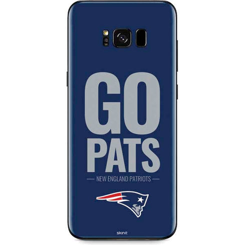 NFL New England Patriots Team Motto Galaxy S8 Plus Skin