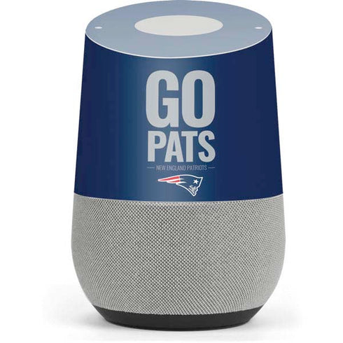 NFL New England Patriots Team Motto Google Home Skin