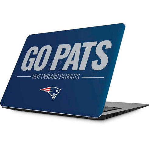 NFL New England Patriots Team Motto Apple MacBook Skin