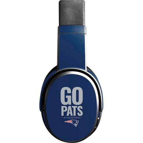 NFL New England Patriots Team Motto Skullcandy Crusher Wireless Skin