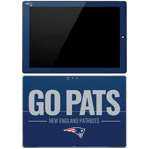 NFL New England Patriots Team Motto Surface Pro 3 Skin