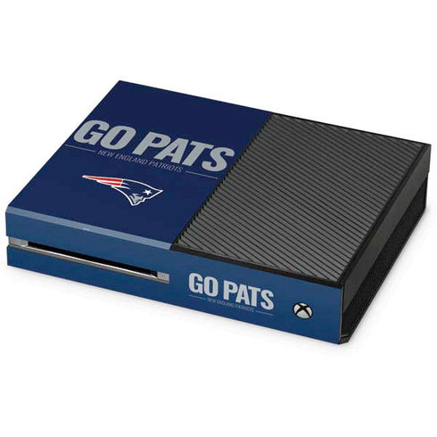 NFL New England Patriots Team Motto Xbox One Console Skin