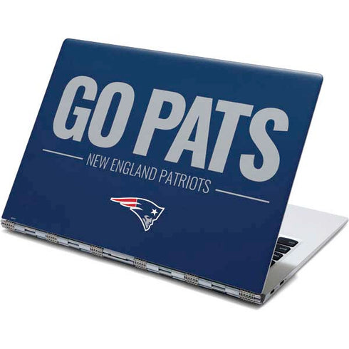 NFL New England Patriots Team Motto Yoga 910 2-in-1 14in Touch-Screen Skin
