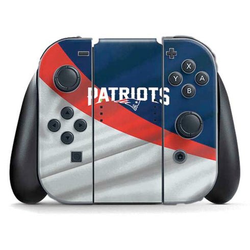 NFL New England Patriots Nintendo Switch (2017-2021) Joy-Con Controller Skin