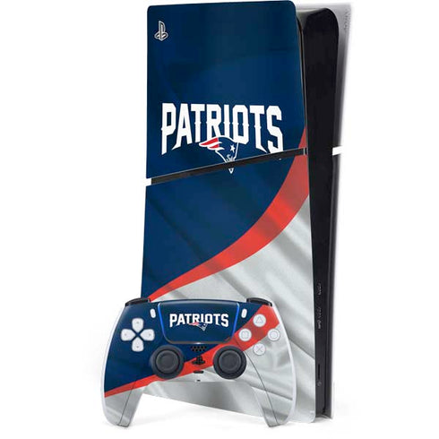 NFL New England Patriots PS5 Slim Digital Edition Console Skin