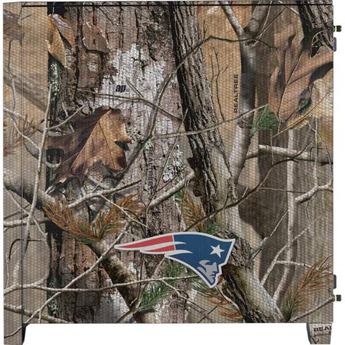 NFL New England Patriots Realtree AP Camo Corsair 4000D Tempered Glass Mid-Tower ATX Case Skin