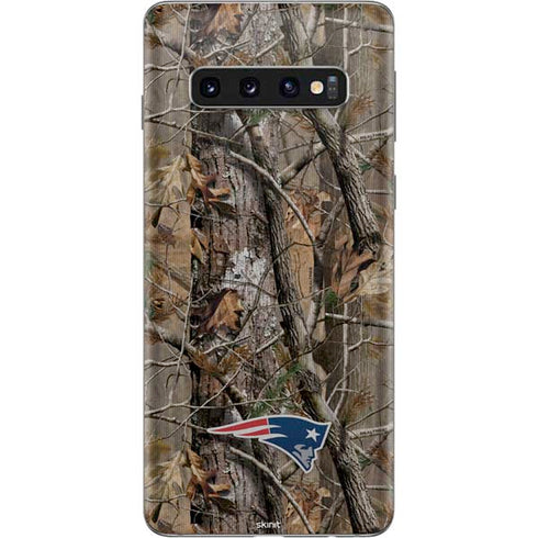 NFL New England Patriots Realtree AP Camo Galaxy S10 Skin