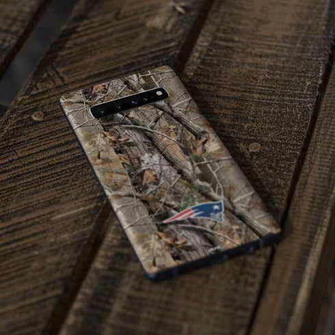 NFL New England Patriots Realtree AP Camo Galaxy S10 Skin