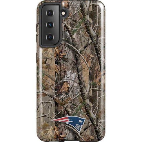 NFL New England Patriots Realtree AP Camo Galaxy S21 5G Pro Case