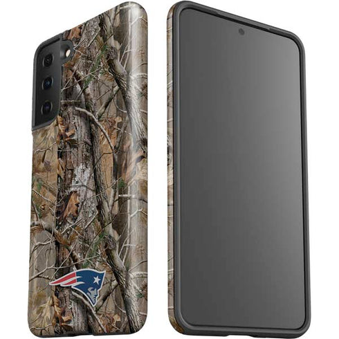 NFL New England Patriots Realtree AP Camo Galaxy S21 Plus 5G Pro Case
