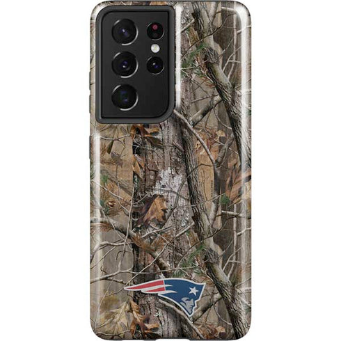 NFL New England Patriots Realtree AP Camo Galaxy S21 Ultra 5G Pro Case