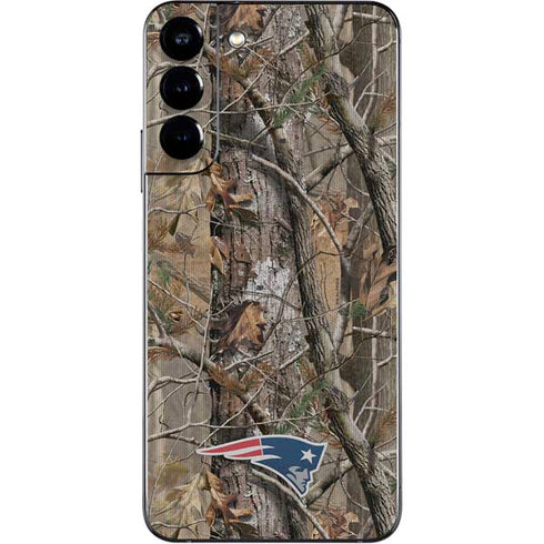 NFL New England Patriots Realtree AP Camo Galaxy S22 Plus Skin