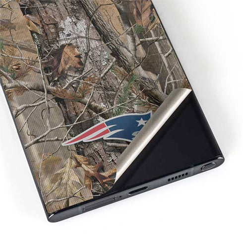 NFL New England Patriots Realtree AP Camo Galaxy S22 Ultra Skin