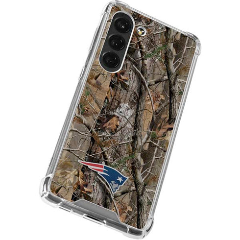 NFL New England Patriots Realtree AP Camo Galaxy S23 Clear Case