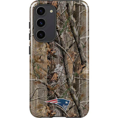 NFL New England Patriots Realtree AP Camo Galaxy S23 Plus Pro Case