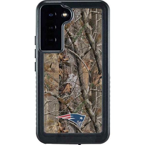 NFL New England Patriots Realtree AP Camo Galaxy S23 Plus Waterproof Case
