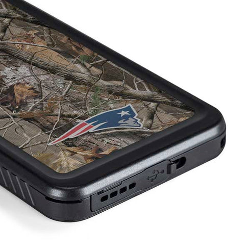 NFL New England Patriots Realtree AP Camo Galaxy S23 Plus Waterproof Case