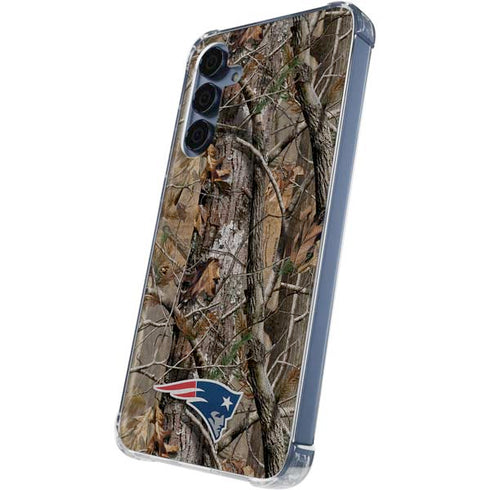 NFL New England Patriots Realtree AP Camo Galaxy S24 Clear Case